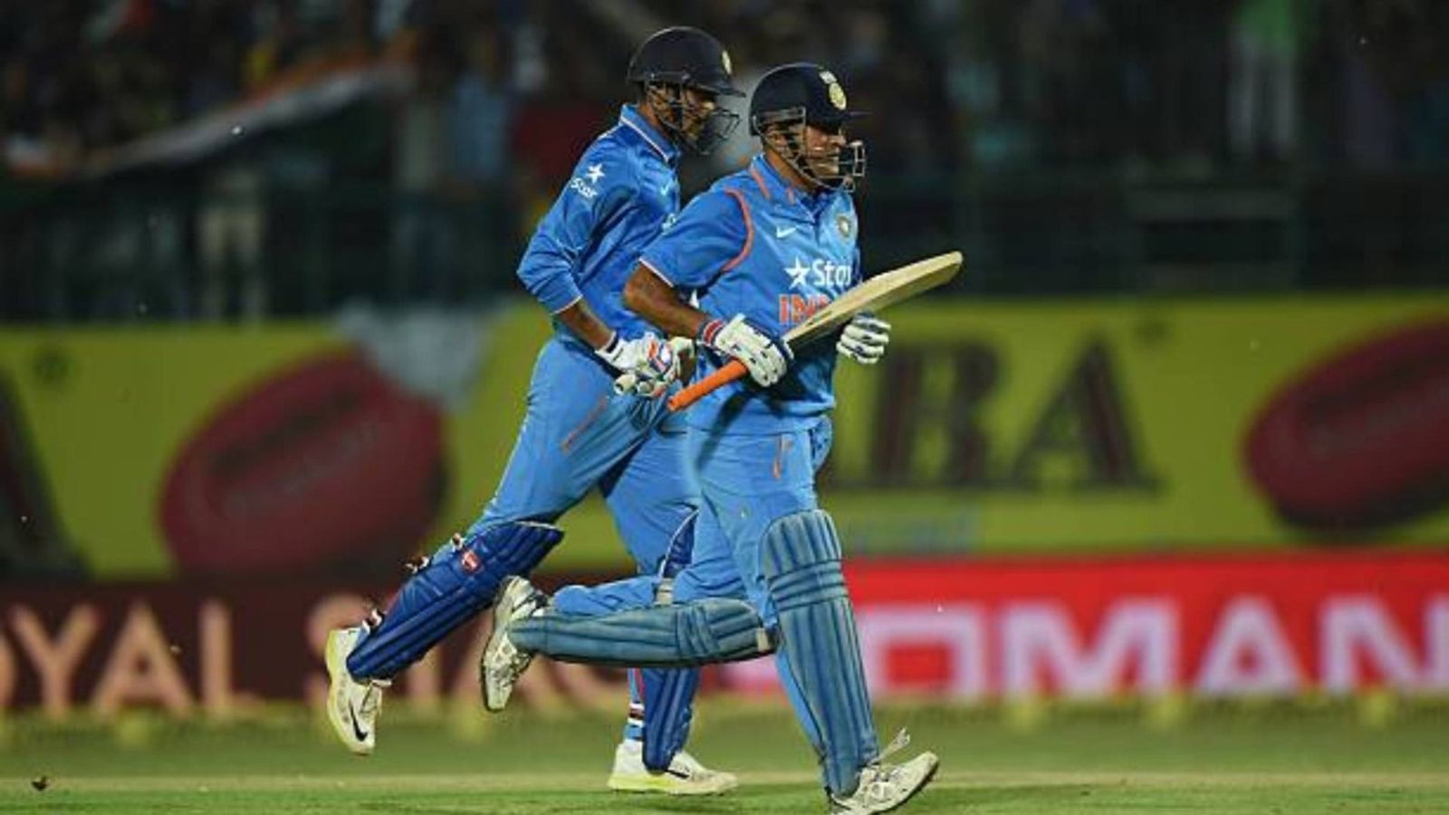 Axar Patel reveals how MS Dhoni helped him in regaining confidence as a batter India's captain Mahendra Singh Dhoni (R) runs from the pitch with teammate Axar Patel at the end of their innings during the first T20 cricket match between India and South Africa at The Himachal Pradesh Cricket Association Stadium (via Getty)