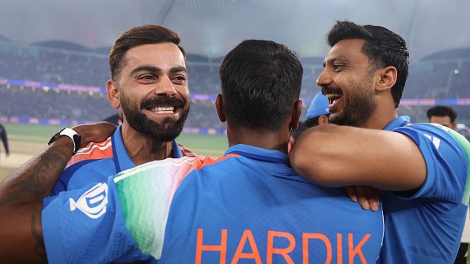'Thought they could never drop me': India star ahead of white-ball series vs New Zealand India's Virat Kohli (L), Hardik Pandya (C) and Axar Patel in this frame. (Getty)