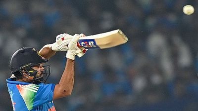 Rohit Sharma surpasses Chris Gayle, becomes first player to achieve milestone in 1st ODI vs New Zealand Rohit Sharma smashing a six during 1st ODI against New Zealand