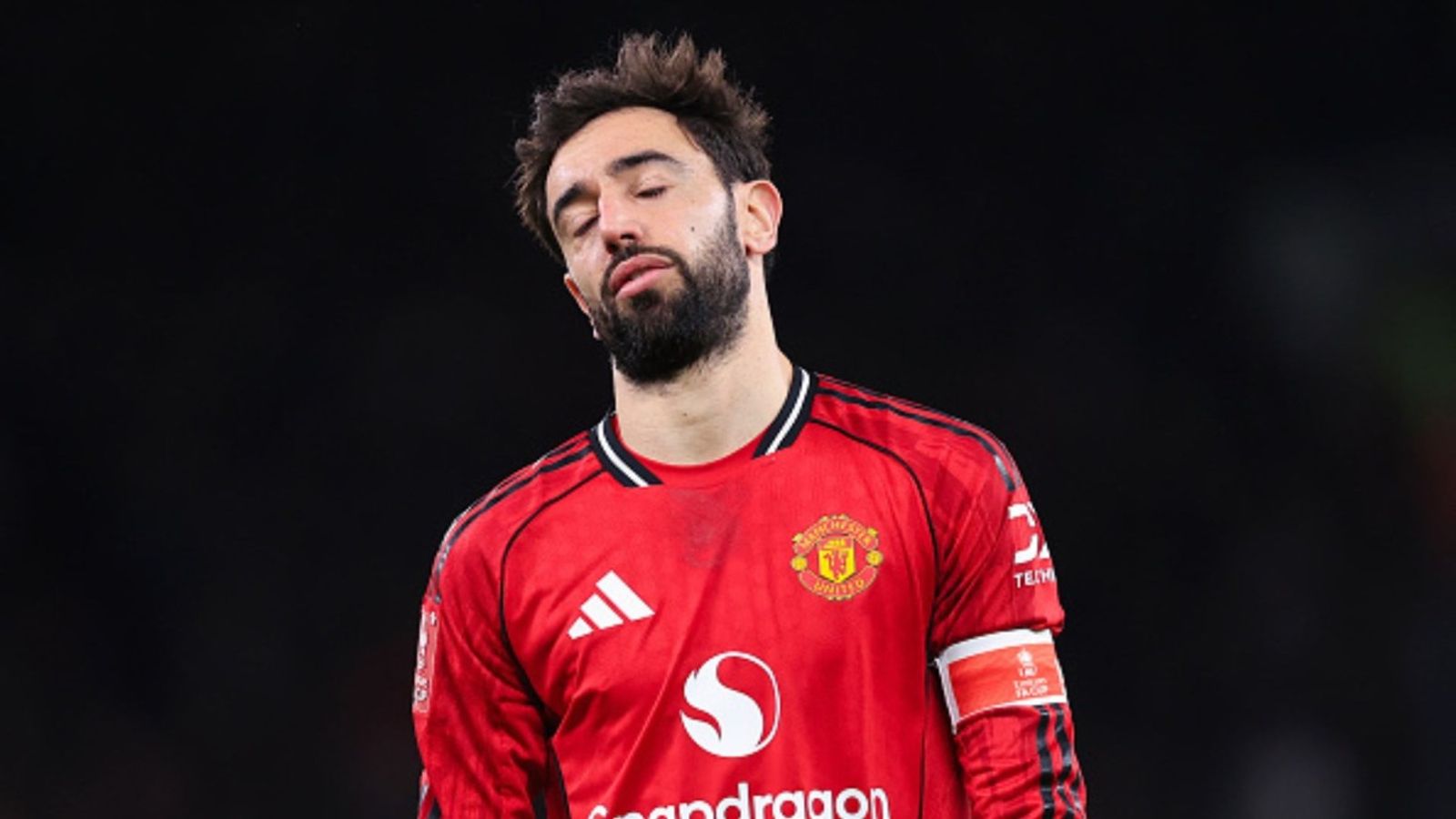 Bruno Fernandes’ X account hacked; Man United releases statement after FA Cup exit Bruno Fernandes in the frame (Image via Getty)