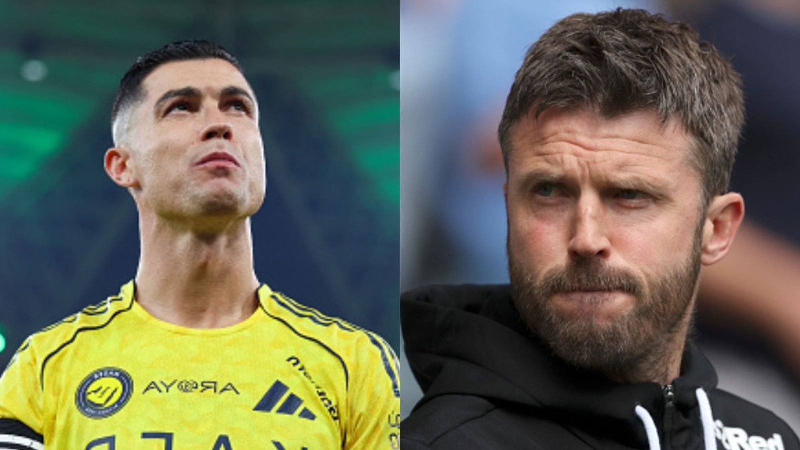 Manchester United’s potential interim manager Michael Carrick has Cristiano Ronaldo’s approval Cristiano Ronaldo, Michael Carrick in the frame (Images via Getty)