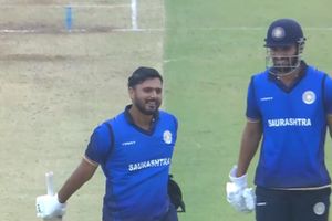 Harvik Desai’s gritty hundred guides Saurashtra past UP into Vijay Hazare Trophy semifinal SportsTak