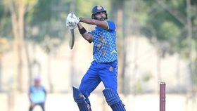 Devdutt Padikkal bats for Karnataka in the Vijay Hazare Trophy (via X0 Devdutt Padikkal bats for Karnataka in the Vijay Hazare Trophy (via X0