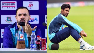 Nabi left frustrated by reporter's question on Mustafizur's IPL snub, says 'Iska mere se kya lena dena bhai?' Mohammad Nabi, Mustafizur Rahman
