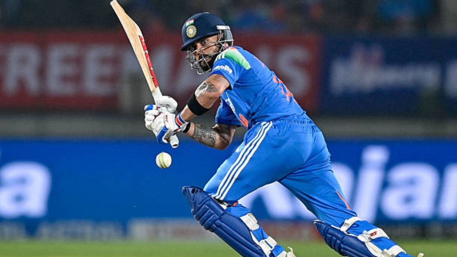 'He hasn't changed anything...': Ravichandran Ashwin hails Virat Kohli for stellar ODI form India's Virat Kohli plays a shot during the first one-day international (ODI) cricket match between India and New Zealand at the Kotambi Stadium (via Getty)