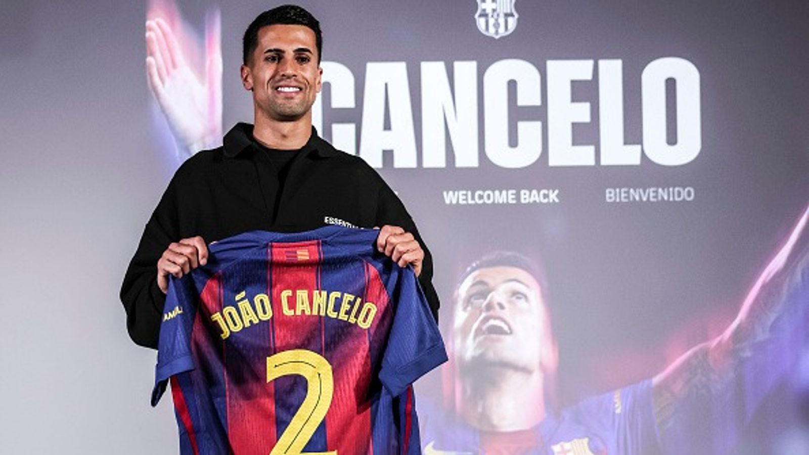 Barcelona delete João Cancelo re-signing announcement soon after going official João Cancelo in the frame.