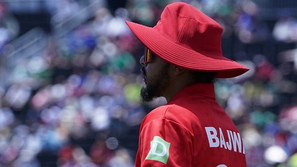 Canada captain Dilpreet Bajwa in this frame. (Getty)