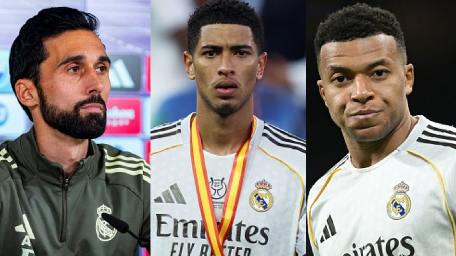 Mbappe, Courtois, Bellingham among 11 players out for Alvaro Arbeloa’s debut as Real Madrid manager after Xabi Alonso’s exit Alvaro Arbeloa, Jude Bellingham, Kylian Mbappe in the frame (Images via Getty)