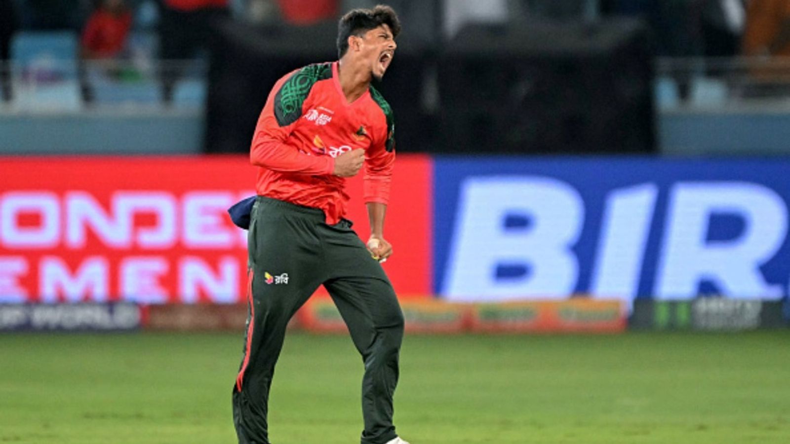 Bangladesh players follow through with boycott threat, BPL match delayed over Najmul Islam's controversial comments Bangladesh's Mahedi Hasan celebrates after taking the wicket of Sri Lanka's Kusal Mendis during the Asia Cup 2025 Super Four clash at the Dubai International Stadium in Dubai on September 20, 2025.
