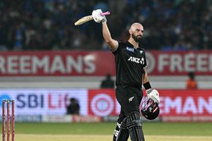 Daryl Mitchell scripts history, breaks this long-standing record with century vs India in 2nd ODI SportsTak