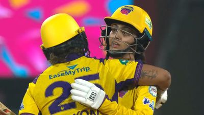 MI vs UPW, WPL 2026: Harleen-inspired UPW return to winning ways with 7-wicket victory over MI UP Warriorz's Harleen Deol (R) and Chloe Tyrol in this frame. (X)