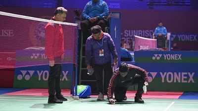 Monkeys in the stands and Pigeons on the court: India Open 2026 draws attention for unusual problems Officials seen cleaning the bird droppings during Mens Single match between Indian shuttler HS Prannoy and Loh Kean Yew from Singapore on third day of Yonex Sunrise India Open 2026 (Getty)