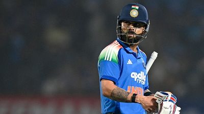 ICC commits major goof up on Virat Kohli's no.1 ODI ranking, mends it after fans' outrage India's superstar batter Virat Kohli in this frame. (Getty)