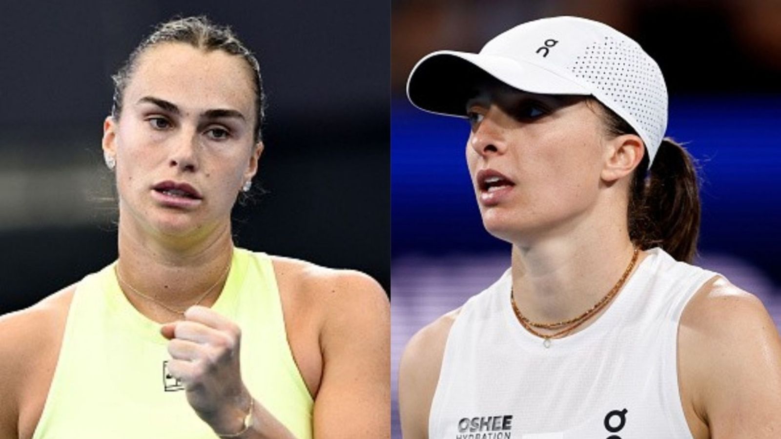 'It's not...': World No. 1 Aryna Sabalenka speaks on her rivalry with Iga Swiatek ahead of Australian Open clash Aryna Sabalenka, Iga Swiatek in the frame (Images via Getty)