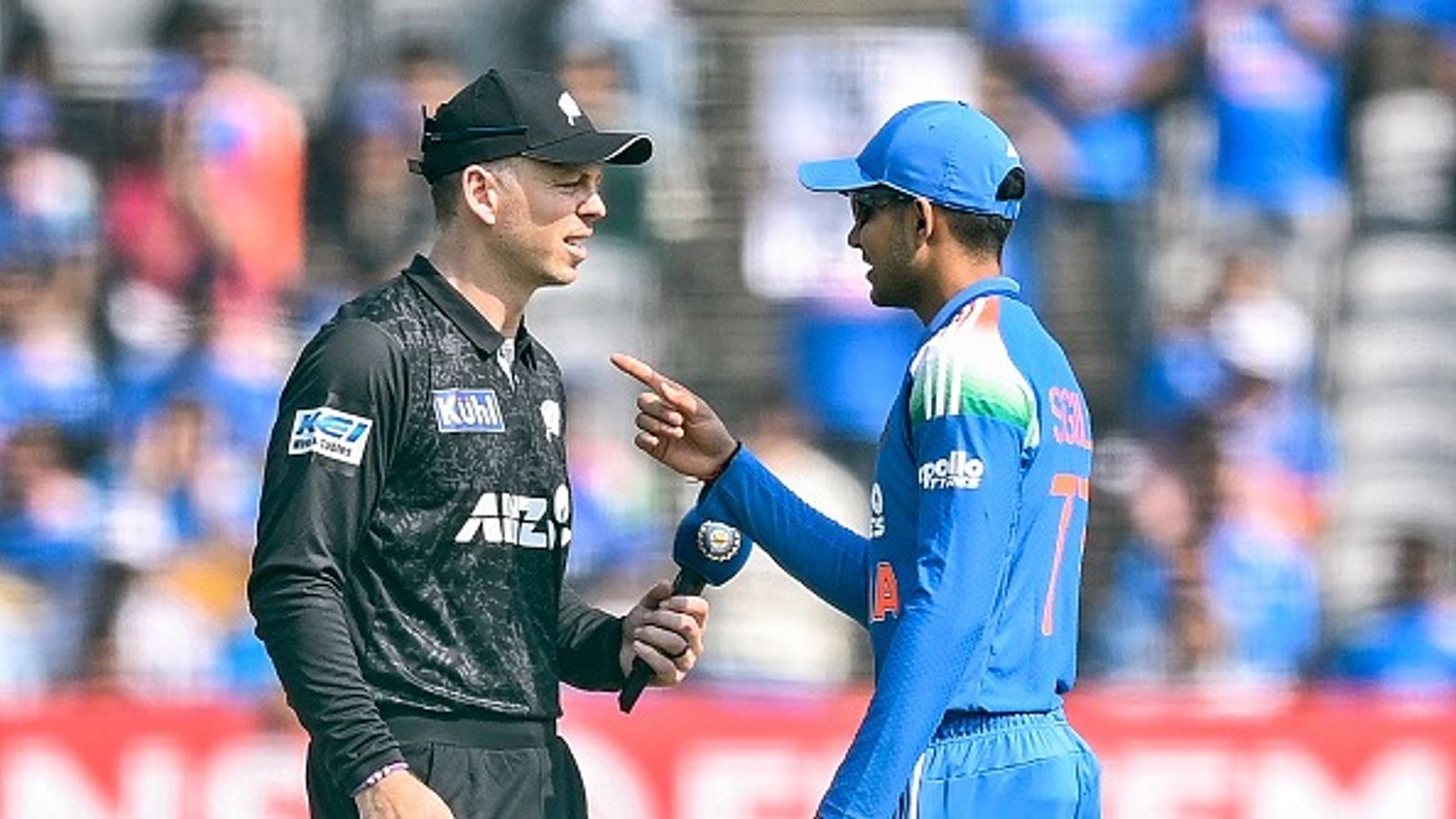 India vs New Zealand 3rd ODI live streaming: When and where to watch ODI series decider online and on TV India vs New Zealand 3rd ODI live streaming: India's captain Shubman Gill (R) speaks with his New Zealand's counterpart Michael Bracewell (Getty)