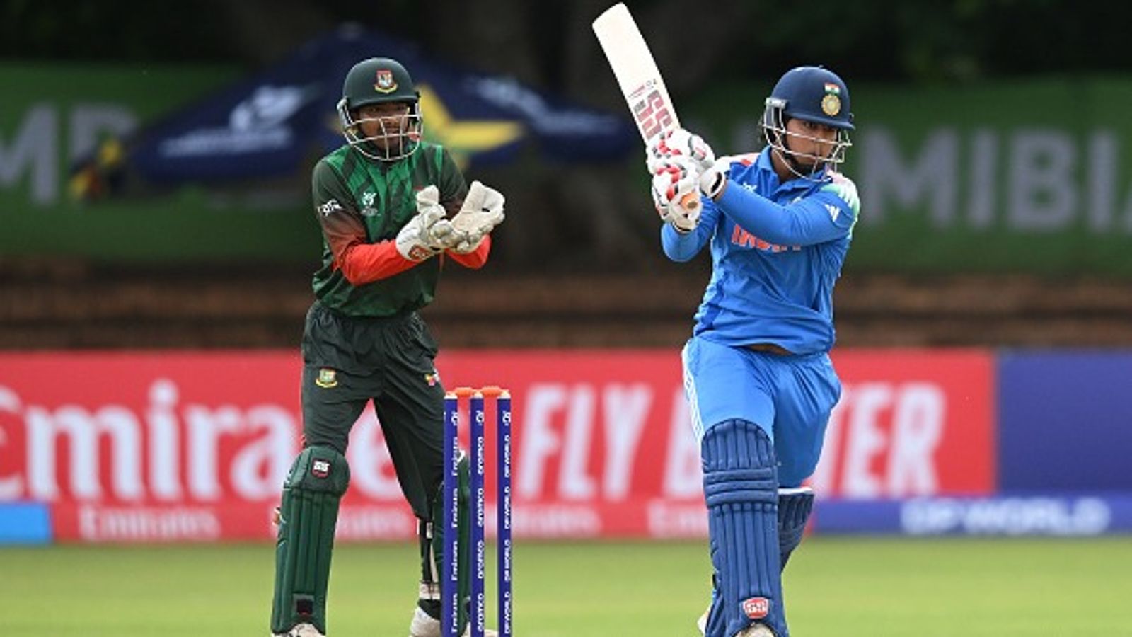 U-19 WC: Vaibhav Sooryavanshi shatters Virat Kohli's big record with solid fifty vs Bangladesh India's star batter Vaibhav Suryavanshi in this frame. (Getty)