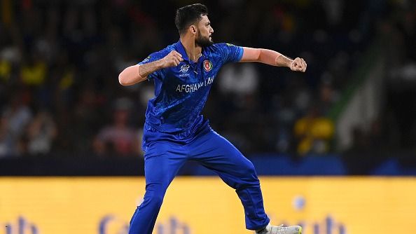 Afghanistan's star pacer Naveen-ul-Haq in this frame. (Getty)