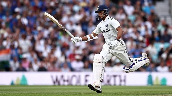 India's star opener Yashasvi Jaiswal in this frame. (Getty)