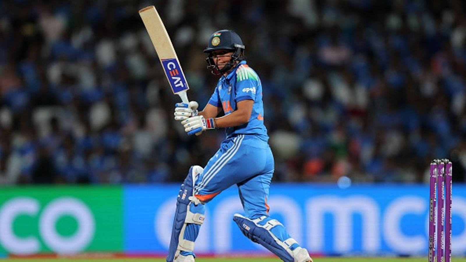 BCCI announces India's squads for ODI and T20I series against Australia ahead of World Cup India captain Harmanpreet Kaur in this frame. (Getty)