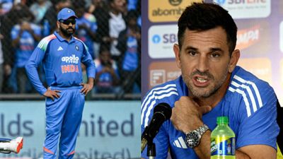 Ex-Cricketer hits out at Ryan ten Doeschate for his ‘little bit short on cricket’ remarks on Rohit Sharma, Nitish Kumar Reddy Rohit Sharma and Ryan ten Doeschate (Getty)