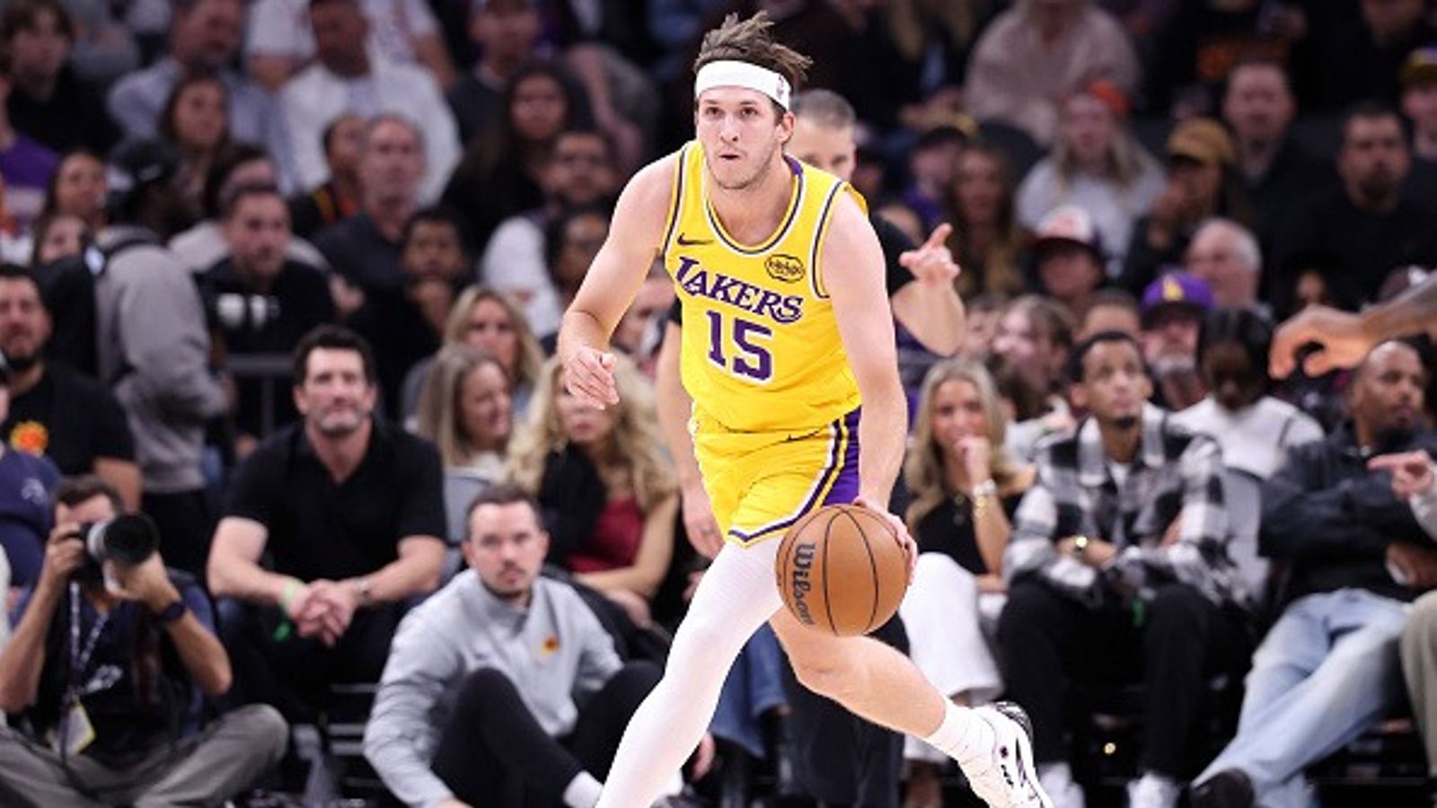 Austin Reaves trade rumors: LA Lakers star attracts SERIOUS interest from Utah Jazz Austin Reaves in the frame.