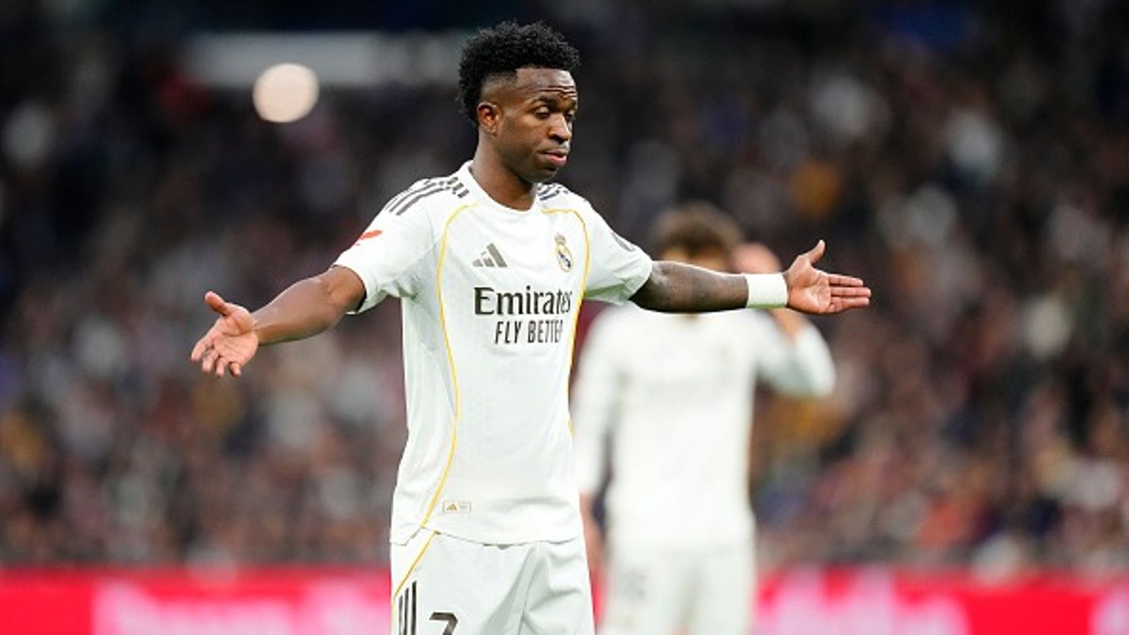 Real Madrid FEAR fan backlash toward Vinicius Jr could stall contract renewal Vinicius Junior in the frame.