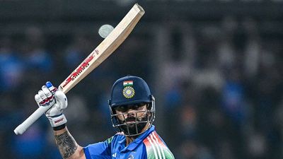 'People said It in 2013, they say it in 2026': T20 World Cup winner labels Virat Kohli as India's best ODI batter Virat Kohli celebrates after scoring a century (100 runs) during the third one-day international (ODI) cricket match between India and New Zealand at the Holkar Cricket Stadium in Indore (Getty)