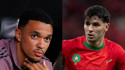 Watch: Real Madrid's Trent's reaction to teammate Brahim Diaz's shocking penalty miss, denying Morocco AFCON glory vs Senegal Trent stunned as Real Madrid teammate Brahim Diaz misses crucial penalty in AFCON final