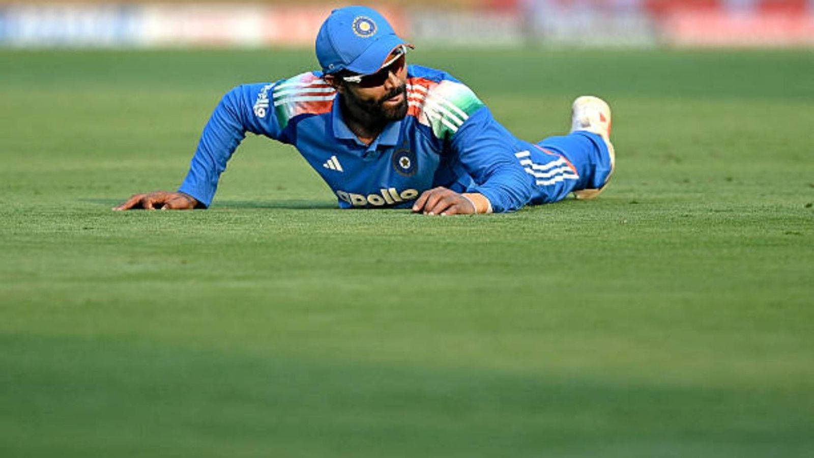 Ravichandran Ashwin gives brutal reality check to Ravindra Jadeja after abysmal performance in NZ ODIs India's Ravindra Jadeja falls on the ground while fielding the ball during the first one-day international (ODI) cricket match between India and New Zealand at the Kotambi Stadium in Vadodara (via Getty)