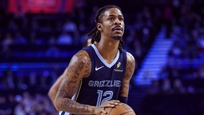 Ja Morant reacts on first overseas game victorious return to action SportsTak