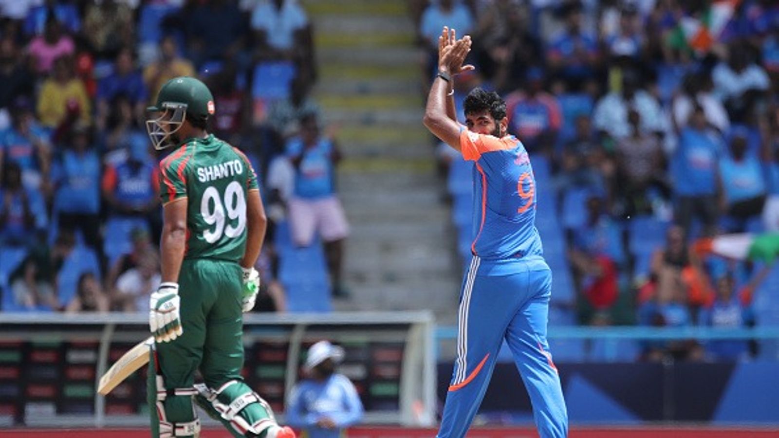 'If the ICC bows to BCCI...': Bangladesh sports advisor confirms BCB won't accept original T20 World Cup 2026 schedule Bangladesh T20 World Cup 2026 controversy: India speedster Jasprit Bumrah with Bangladesh's Najmul Shanto