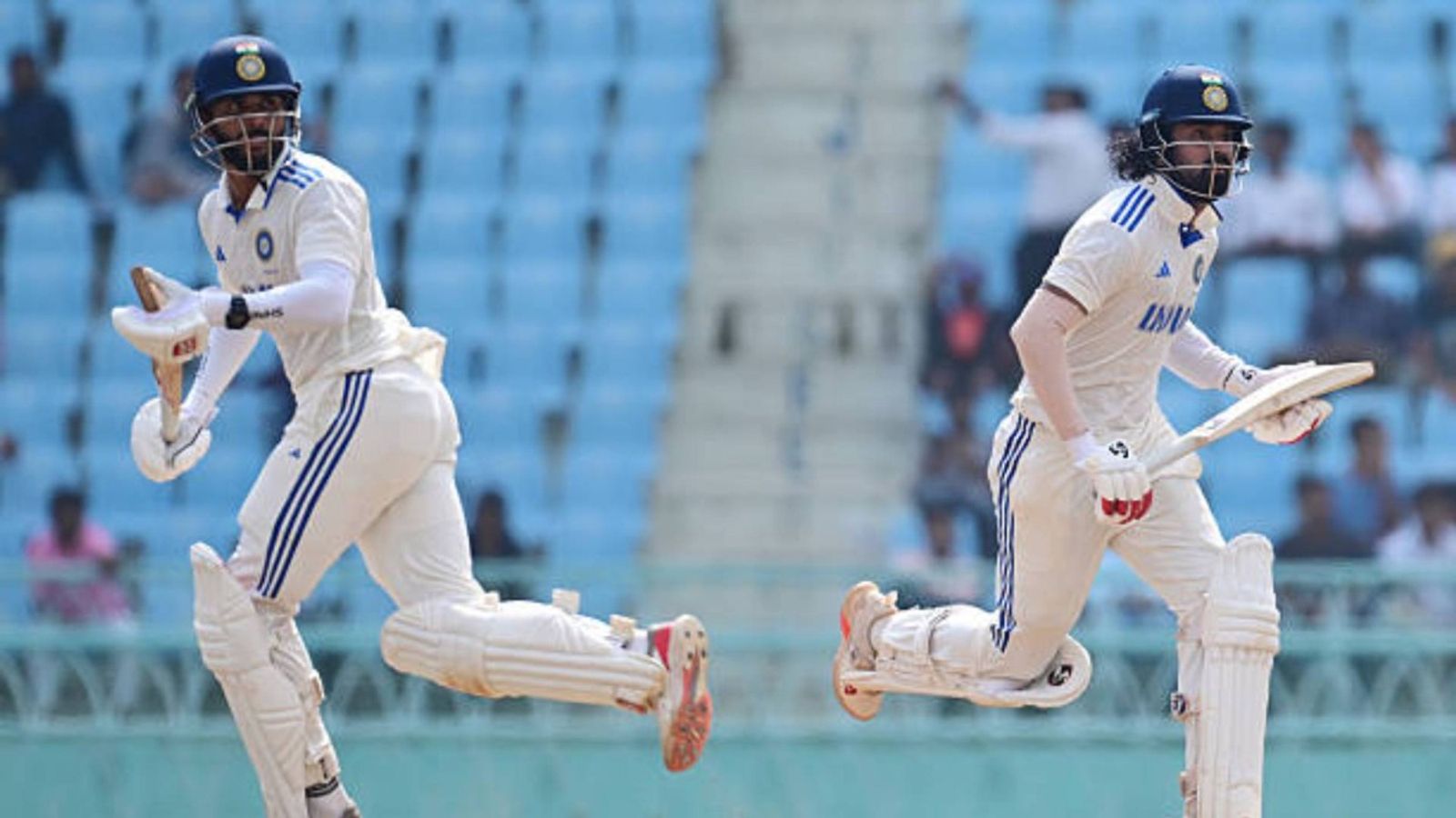 After Shubman Gill and Ravindra Jadeja, 2 more India stars confirm availability for Ranji Trophy: Report India A batsmen KL Rahul and Nitish Kumar Reddy run between the wickets during the fourth day of the second unofficial Test match at the Atal Bihari Vajpayee Ekana International Cricket Stadium (via Getty)