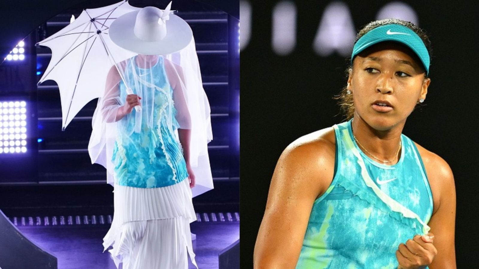 Watch: Naomi Osaka turns heads with Jellyfish-inspired Australian Open 2026 debut entrance Naomi Osaka in the frame (Images via Getty)