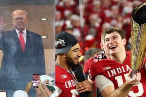 Watch: Donald Trump cheered by crowd during CFP Championship as Indiana beat Miami to win first national title SportsTak