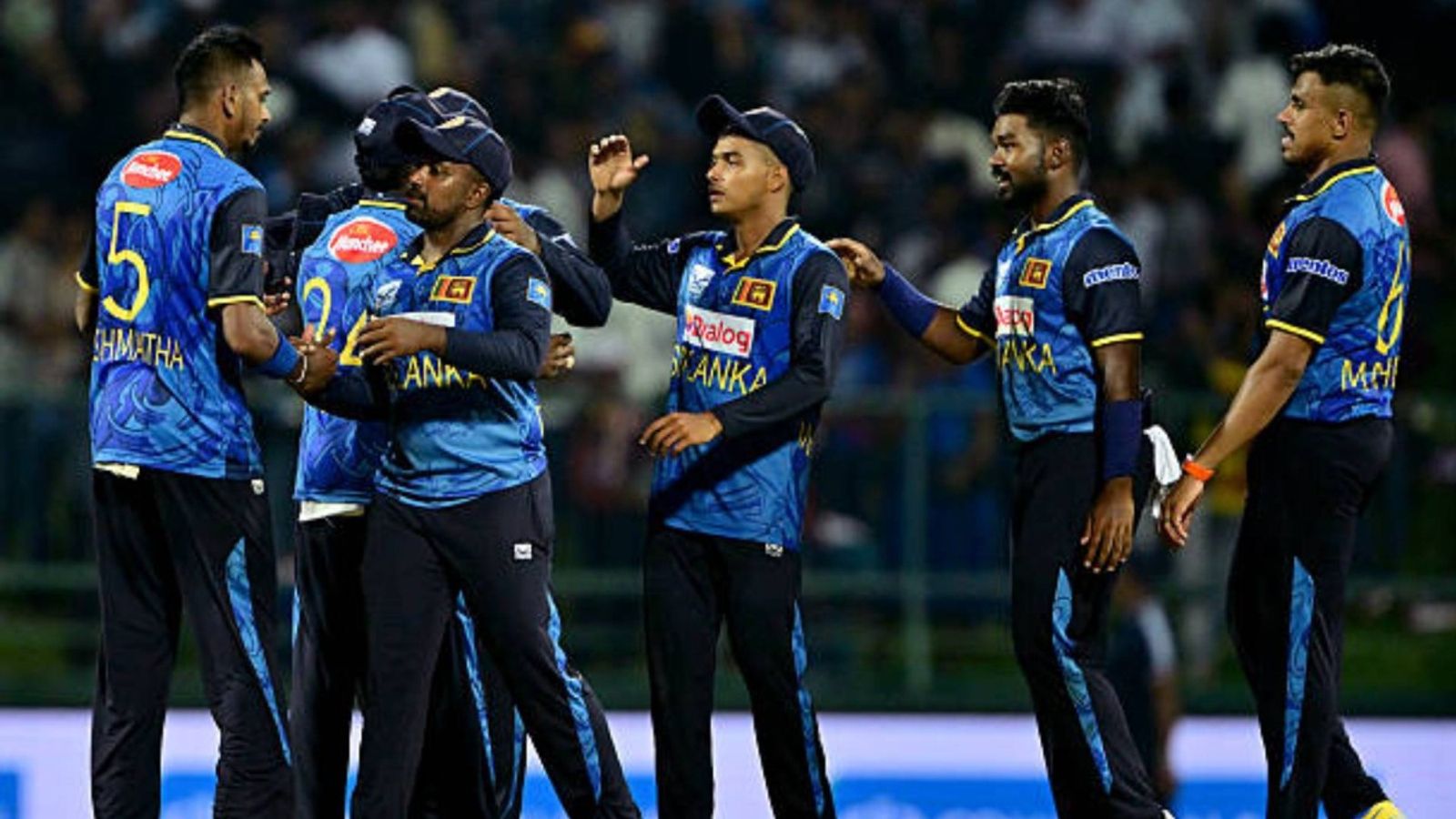 Charith Asalanka named captain, 2 star all-rounders return as Sri Lanka announce squad for ODI series vs England Sri Lanka's captain Charith Asalanka (2nd-L) celebrates with teammates after winning the third and final one-day international (ODI) cricket match between Sri Lanka and Bangladesh at the Pallekele International Cricket Stadium in Kandy (via Getty)