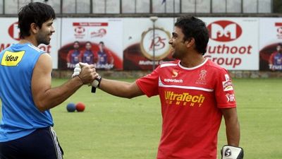 KKR appoint new fielding coach ahead of IPL 2026, rope in ex-RR wicketkeeper-batter File Photo: Former RR wicketkeeper-batter Dishant Yagnik (R) and ex-India cricketer Naman Ojha in this frame. (Getty)