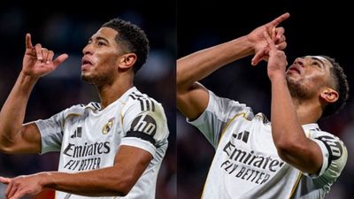 Jude Bellingham turns rumors into joke with iconic drinking celebration during Real Madrid's thrashing of Monaco Jude Bellingham speaks on his new drinking celebration