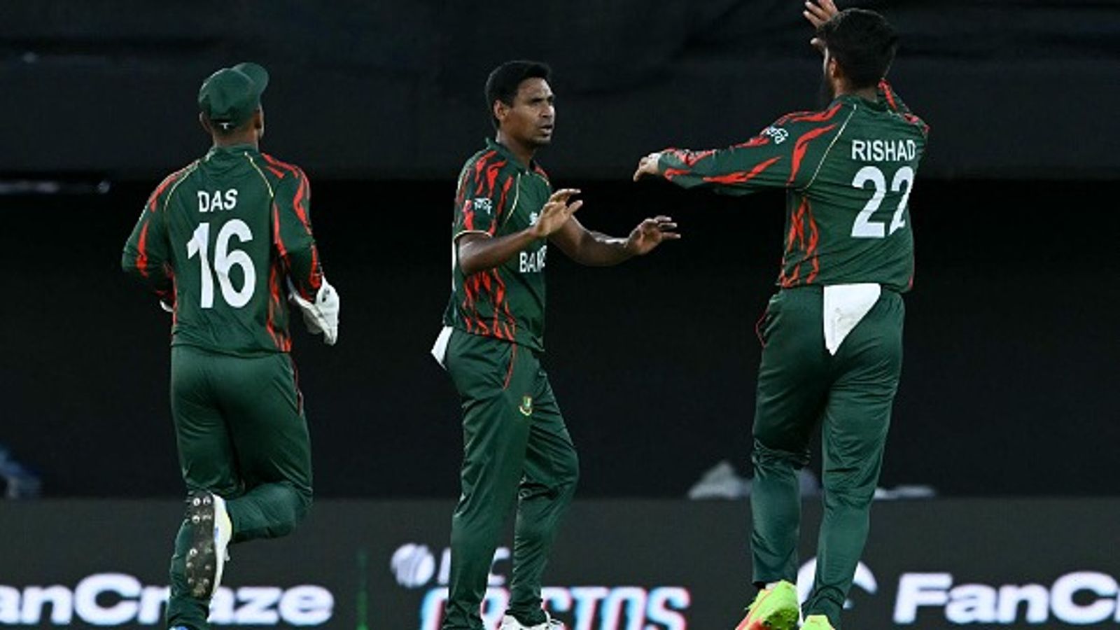 BCB reacts after ICC rejects Bangladesh's T20 World Cup venue change request Bangladesh's Litton Das (L), Mustafizur Rahman (C) and Rishad Hossain in this frame. (Getty)