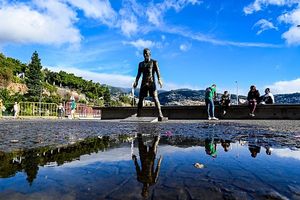 Cristiano Ronaldo statue set on fire in Madeira as Police arrest vandal SportsTak