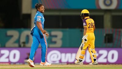 Gujarat Giants' star ruled out of WPL 2026, 22-yr-old comes in as replacement Former Mumbai Indians' Jintimani Kalita (L) celebrates in this frame. (Getty)