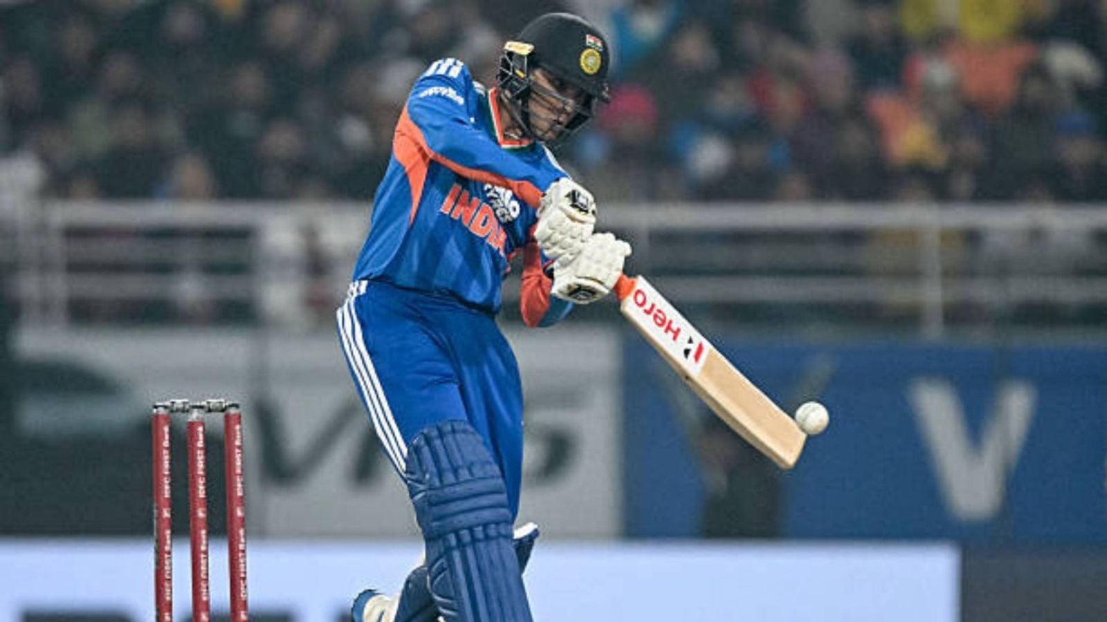 Ravi Shastri hails Abhishek Sharma after heroic knock vs NZ, backs him to deliver in T20 World Cup India's Abhishek Sharma plays a shot during the second Twenty20 international cricket match between India and South Africa at the Maharaja Yadavindra Singh International Cricket Stadium (via Getty)