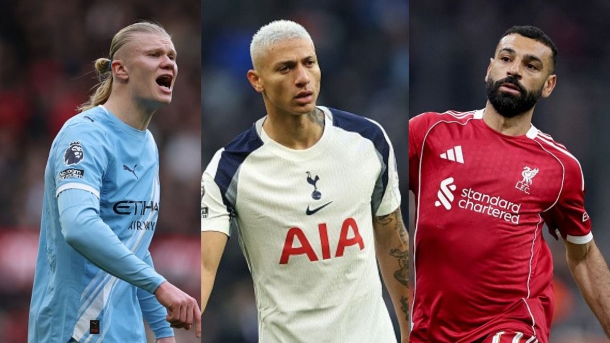 Erling Haaland, Richarlison, Mo Salah