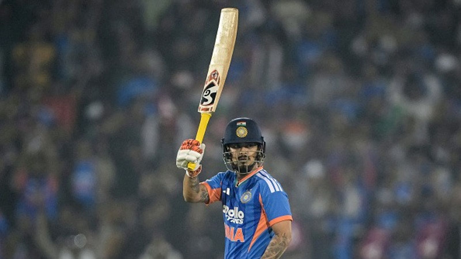 IND vs NZ, 2nd T20I: Ishan Kishan breaks Abhishek Sharma's record during 2nd T20I against New Zealand Ishan Kishan celebrates after scoring a half-century (50 runs) during the second Twenty20 international cricket match between India and New Zealand (getty)