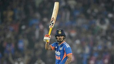 IND vs NZ, 2nd T20I: Ishan Kishan breaks Abhishek Sharma's record during 2nd T20I against New Zealand Ishan Kishan celebrates after scoring a half-century (50 runs) during the second Twenty20 international cricket match between India and New Zealand
