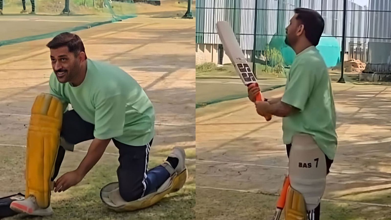 Watch: MS Dhoni's IPL 2026 preparation video breaks internet, practice clip goes viral Former CSK captain MS Dhoni in this frame. (Screenshot/X)