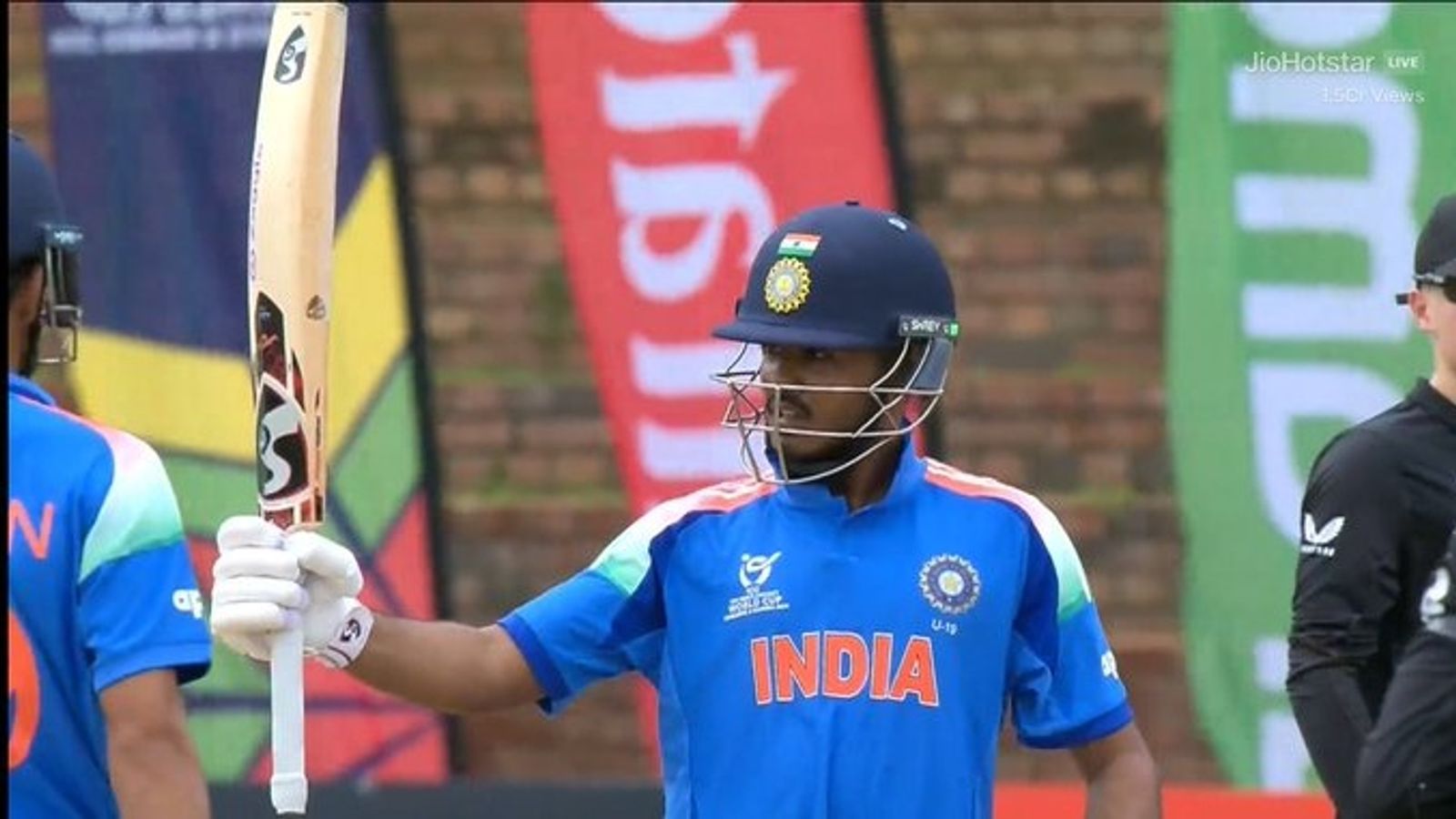 U-19 World Cup: India storm into Super Six with 7-wicket win over NZ after Ambrish-Mhatre's heroics U-19 World Cup: India storm into Super Six with 7-wicket win over NZ after Ambrish-Mhatre's heroics