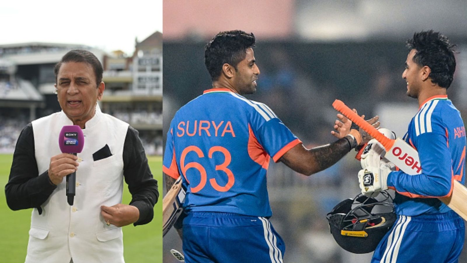 ‘This series is just an appetizer’: Sunil Gavaskar's honest take on India’s early T20 World Cup preparations Sunil Gavsakar along with Suryakumar Yadav and Abhishek Sharma (Getty)