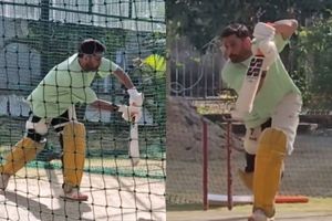 WATCH: MS Dhoni sharpens defence, works on back-foot play ahead of IPL 2026 SportsTak