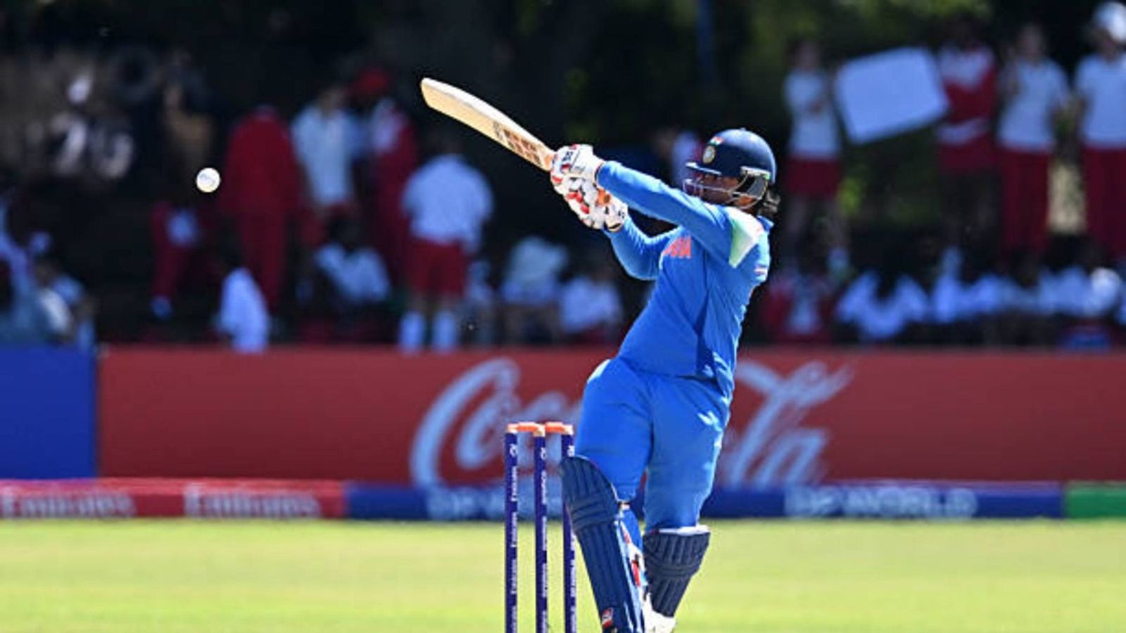 Vaibhav Suryavanshi continues to dazzle in U19 World Cup, smashes 24-ball fifty vs Zimbabwe Vaibhav Suryavanshi of India plays a shot during the ICC U19 Men's Cricket World Cup 2026 Super Six match between Zimbabwe and India at Queens Sports Club (via Getty)