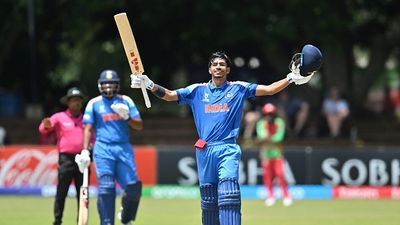 Vihaan Malhotra’s century powers India to 204-run win over Zimbabwe in U-19 World Cup Vihaan Malhotra of India celebrates their century during the ICC U19 Men's Cricket World Cup 2026 Super Six match between Zimbabwe and India at Queens Sports Club